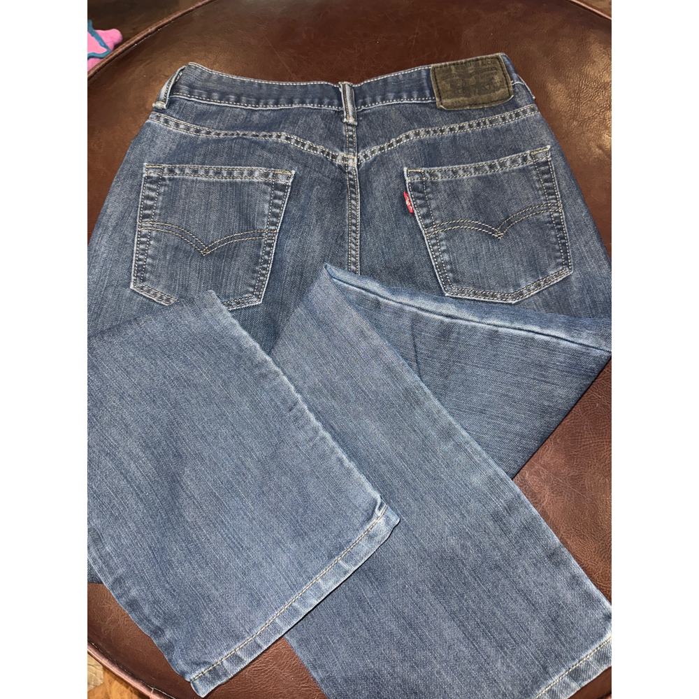 Levi's Levis 514 Slim Straight Denim Jeans Size 27x27 in Blue - Picture 4 of 5